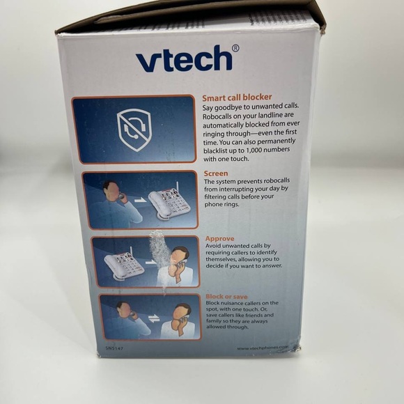 Vtech CareLine SN5147 Amplified Corded/Cordless Phone with Answering System - Picture 3 of 6